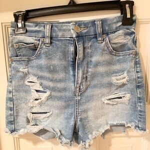 American eagle jean shorts curvy hi rise shortie